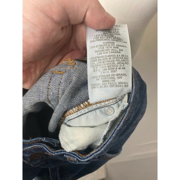 Levi’s Woman’s Jean's Blue Denim 545 Low Boot Cut 5 Pocket Size 10 M x 32 - Picture 9 of 9
